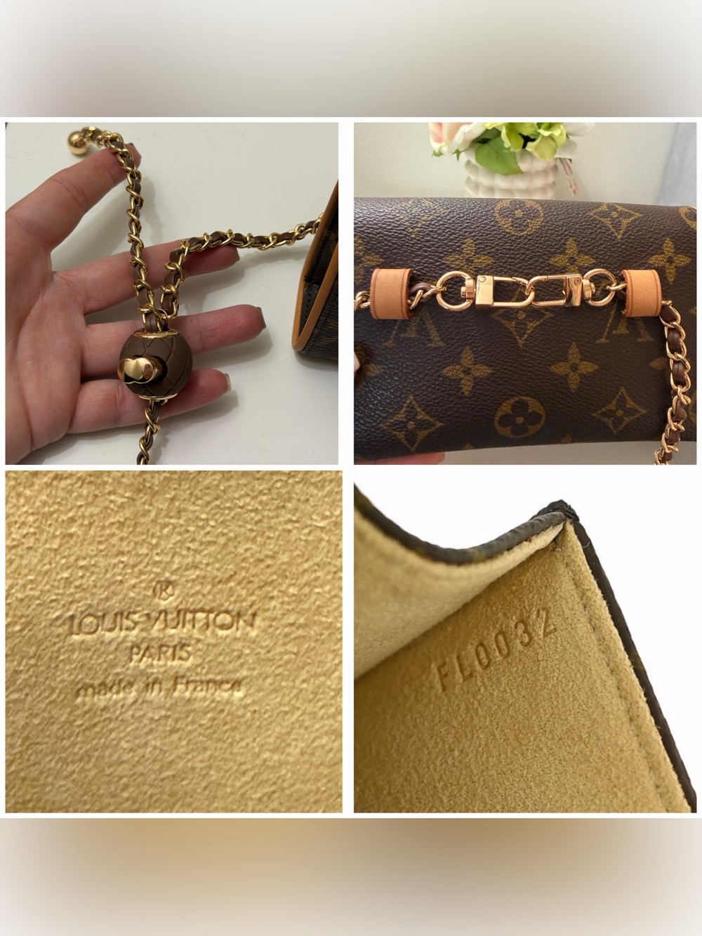 Authentic LOUIS VUITTON Monogram Florentine Fanny pack/ belt bag - Picture 7 of 14